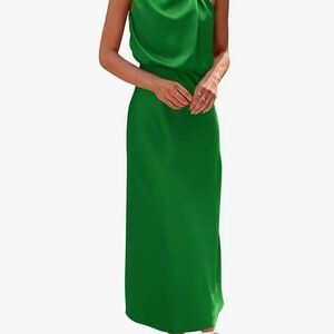 Elegant Green Maxi Dress